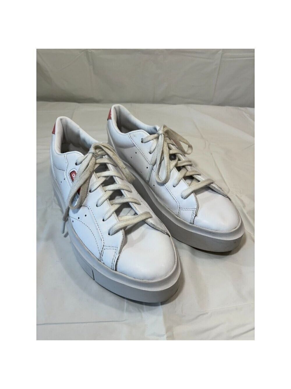 Adidas Sleek Super White Tactile Rose Size 9